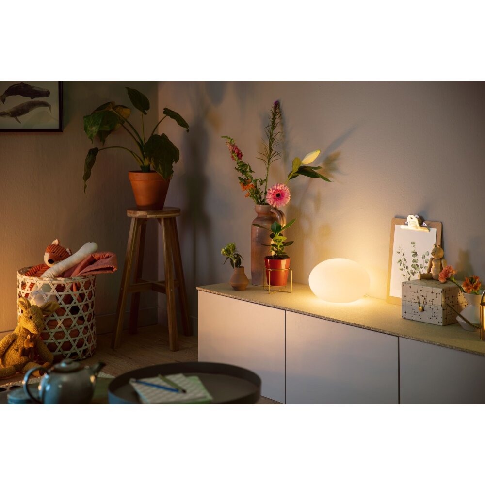 Philips Hue GO v2 White; Portable Dimmable LED Smart Light Table Lamp -  Micro Center