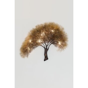 Holländer ACACIA Wall Light brown, bronze, gold, black, 7-light sources