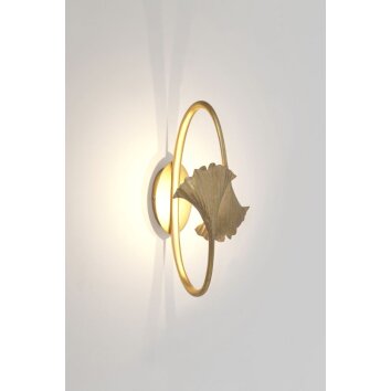 Holländer GRACIOSO Wall Light LED gold, 2-light sources