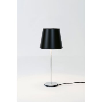 Holländer MATTIA RUND Table lamp silver, 1-light source