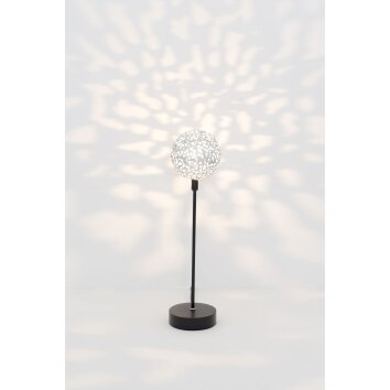 Holländer CAPPUCINO Table lamp black, silver, 1-light source