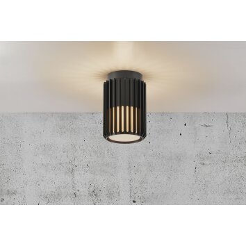 Nordlux MATR outdoor ceiling light black, 1-light source