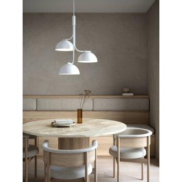 Design For The People by Nordlux TULLIO Pendant Light white, 3-light sources