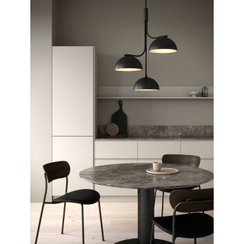 Design For The People by Nordlux TULLIO Pendant Light black, 3-light sources