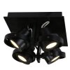 Steinhauer MEXLITE Ceiling light black, 4-light sources