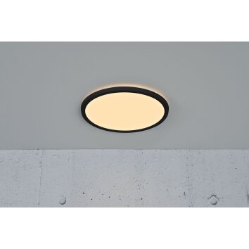 Nordlux OJA Ceiling Light LED black, 1-light source