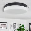 Valpedre Ceiling Light black, 3-light sources