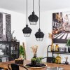 Benagil Pendant Light black, 3-light sources