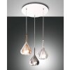 Fabas Luce LILA Pendant Light white, 3-light sources