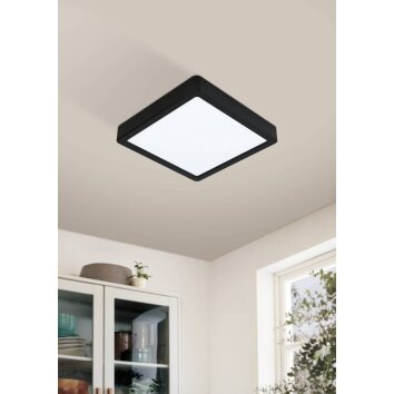 Eglo FUEVA-Z Ceiling Light LED black, 1-light source