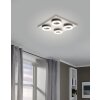 Eglo PALENA Ceiling Light LED matt nickel, 4-light sources