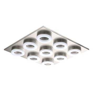 Eglo PALENA Ceiling Light LED matt nickel, 9-light sources