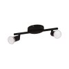 Eglo BUZZ-LED Wall Light black, 2-light sources
