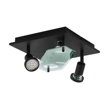 Eglo CABO Ceiling Light LED black, 4-light sources