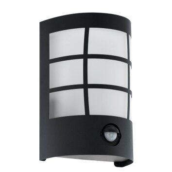 Eglo CERNO Outdoor Wall Light LED black, 1-light source, Motion sensor
