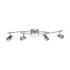 Eglo VALLIDA-SD Ceiling Light LED chrome, matt nickel, 5-light sources