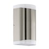 Eglo CARPINERA Outdoor Wall Light LED stainless steel, 2-light sources
