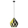 Eglo CARLTON Pendant Light yellow, black, 1-light source