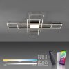 Paul Neuhaus Q-ASMIN Ceiling Light LED black, 2-light sources, Remote control
