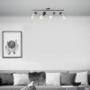 Brilliant Alia Ceiling Light black, 4-light sources