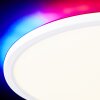 Brilliant Saltery Ceiling Light LED white, 1-light source, Remote control, Colour changer