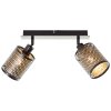 Brilliant Cheval Ceiling Light black, 2-light sources