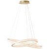 Brilliant Calvi Pendant Light LED gold, 1-light source, Remote control