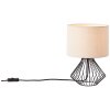 Brilliant Melfort Table lamp black, 1-light source
