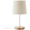 Brilliant Lunde Table lamp Ecru, white, 1-light source