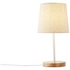 Brilliant Lunde Table lamp Ecru, white, 1-light source