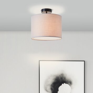 Brilliant Aike Ceiling Light black, 1-light source