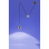 Paul Neuhaus Q-ADAM Pendant Light LED stainless steel, 1-light source, Remote control, Colour changer