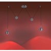 Paul Neuhaus Q-ADAM Pendant Light LED stainless steel, 2-light sources, Remote control, Colour changer