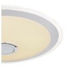 Globo DUNNY Ceiling Light LED white, 1-light source, Remote control, Colour changer