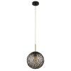 Globo FITZ Pendant Light black, 1-light source