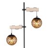 Globo MAXI Floor Lamp Ecru, black, 2-light sources