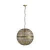 Globo HERMI Pendant Light antique brass, 1-light source