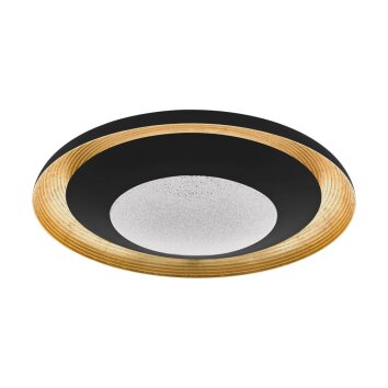 EGLO CANICOSA Ceiling Light LED gold, black, 1-light source, Remote control