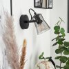 Trajouca Wall Light black, 1-light source