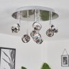 Fernandaires Ceiling Light LED matt nickel, 18-light sources
