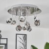 Fernandaires Ceiling Light LED matt nickel, 18-light sources
