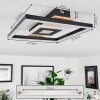 Taboneira Ceiling Light LED Ecru, black, white, 1-light source