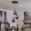 Chaniers Pendant Light black, 3-light sources