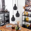Chaniers Pendant Light black, 3-light sources