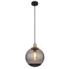 Globo POTTER Pendant Light brass, black, 1-light source