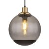 Globo POTTER Pendant Light brass, black, 1-light source