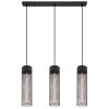 Globo HANS Pendant Light black, 3-light sources