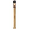 Globo ETSI path light Wood like finish, black, 1-light source