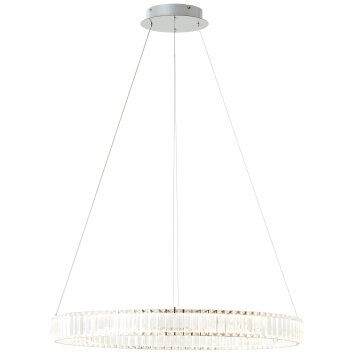 Brilliant Queen Pendant Light LED silver, 1-light source, Remote control