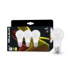 BELLALUX® CLA Set of 3 LED E27 8.5 Watt 2700 Kelvin 806 Lumen